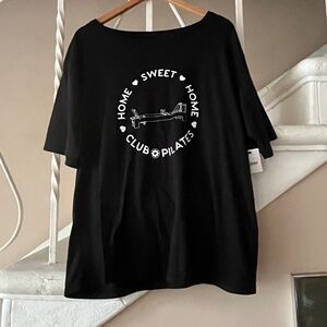 “Home Sweet Home” Club Pilates Cotton T Shirt- New